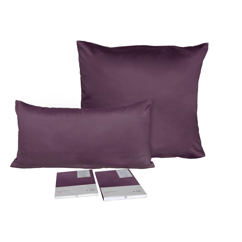 Uni Satin Kissenbezug