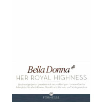 Formesse Spannbetttuch Bella Donna Alto | Spannbetttuch für extra hohe Matratzen bis 40 cm 90/190-100/220 cm weiß (1000)