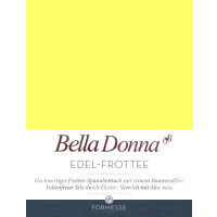Formesse Spannbetttuch - Bettlaken Bella Donna Edel-Frottee 90/190-100/220 cm hellgelb (0091)