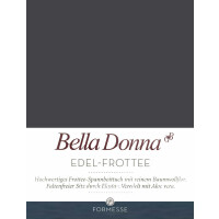 Formesse Spannbetttuch - Bettlaken Bella Donna Edel-Frottee 140/200-160/220 cm anthrazit (0213)