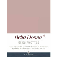 Formesse Spannbetttuch - Bettlaken Bella Donna Edel-Frottee 180/200-200/220 cm altrosé (0565)