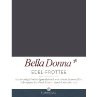 Formesse Spannbetttuch - Bettlaken Bella Donna Edel-Frottee 180/200-200/220 cm anthrazit (0213)