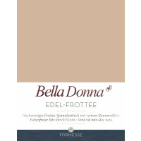 Formesse Spannbetttuch - Bettlaken Bella Donna Edel-Frottee 180/200-200/220 cm champignon (0115)