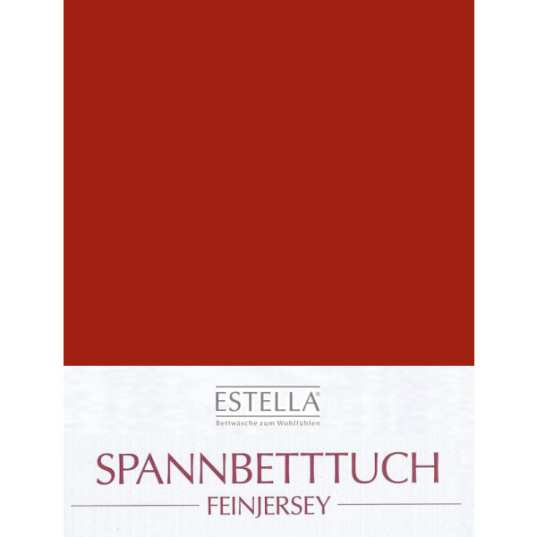 Estella Feinjersey Spannbetttuch 100% Baumwolle 180/200 - 200/200 purpur (475)