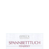 Estella Feinjersey Spannbetttuch SONDERGRÖßEN 100% Baumwolle 100 x 220 cm weiß (100)
